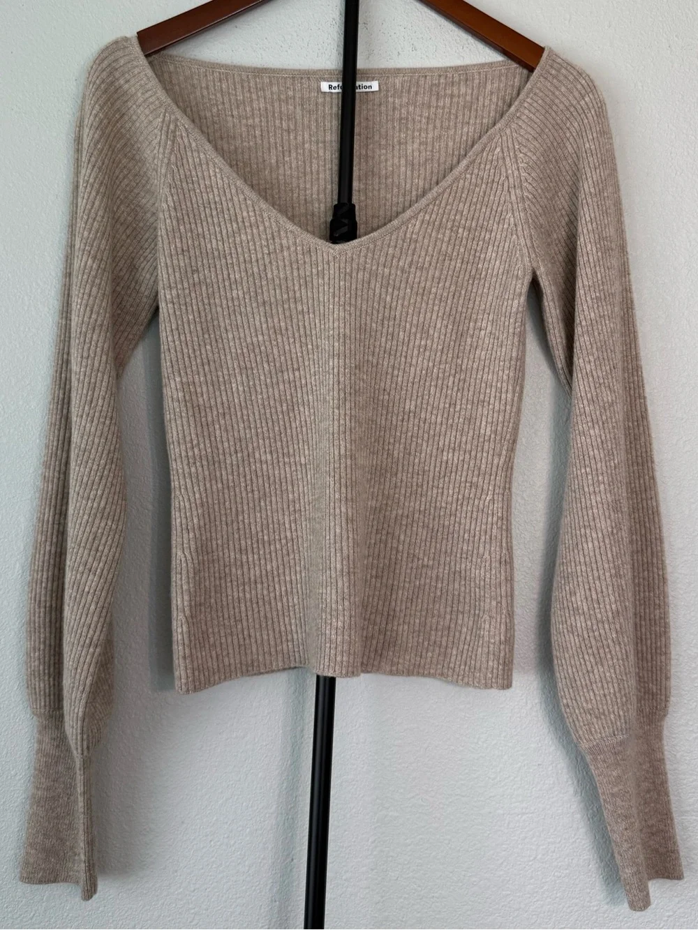 Reformation Hart Cashmere Sweater 100% Cashmere Women Size M